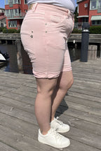 Karostar Shorts Denim Dam Pink Caramelle Fashion