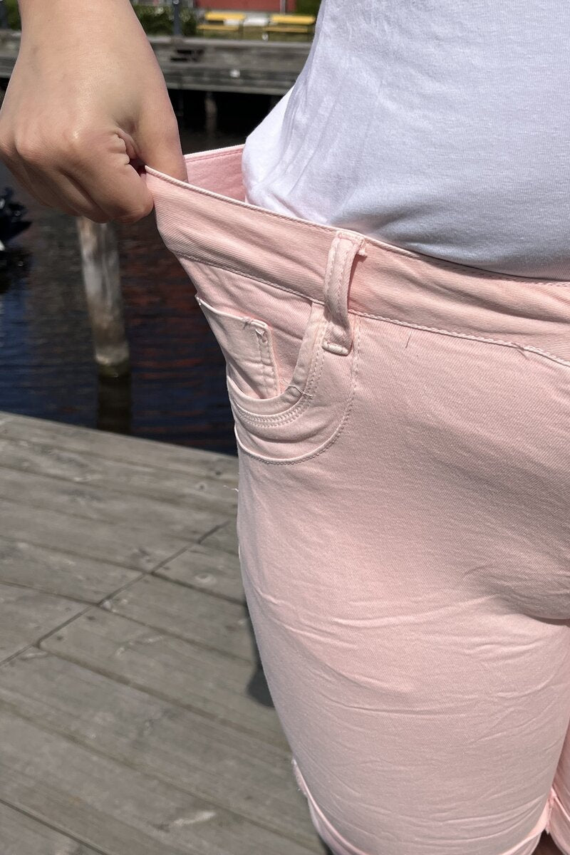 Karostar Shorts Denim Dam Pink Caramelle Fashion