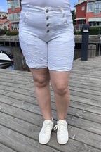 Karostar Shorts Denim Dam White Caramelle Fashion