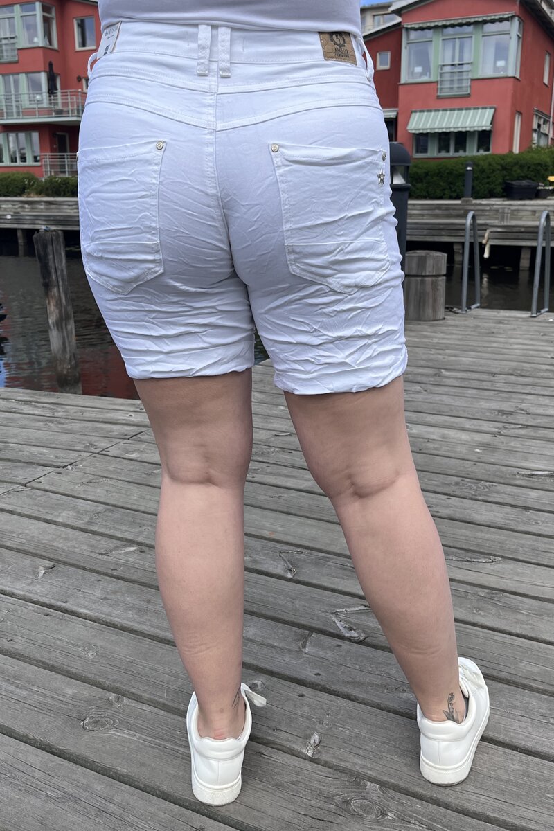 Karostar Shorts Denim Dam White Caramelle Fashion
