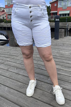 Karostar Shorts Denim Dam White Caramelle Fashion