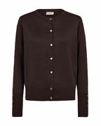 Katie Rounded Neck Cardigan Women Mole | Smilebutiken - Freequent
