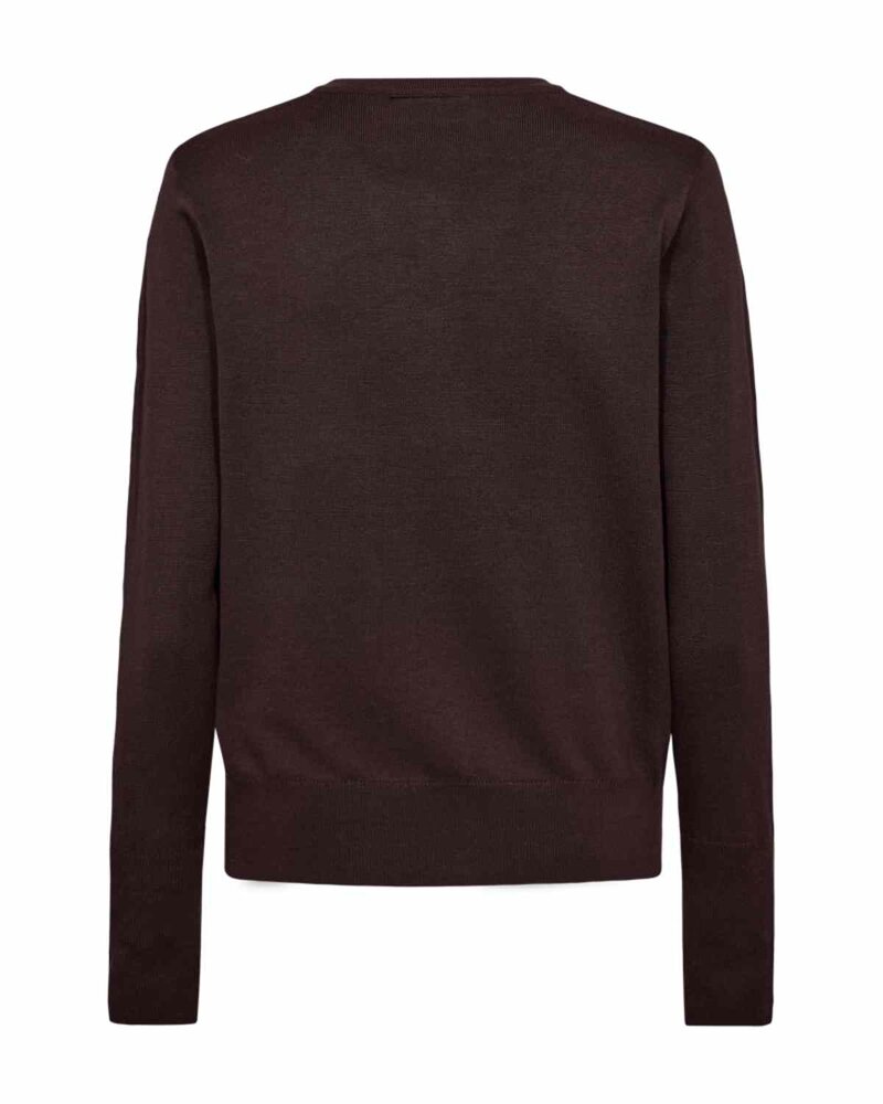 Katie Rounded Neck Cardigan Women Mole | Smilebutiken - Freequent