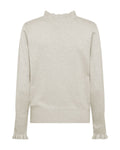 Katie med Låg Polokrage Dam Beige Moonbeam Mel | Smilebutiken - Freequent