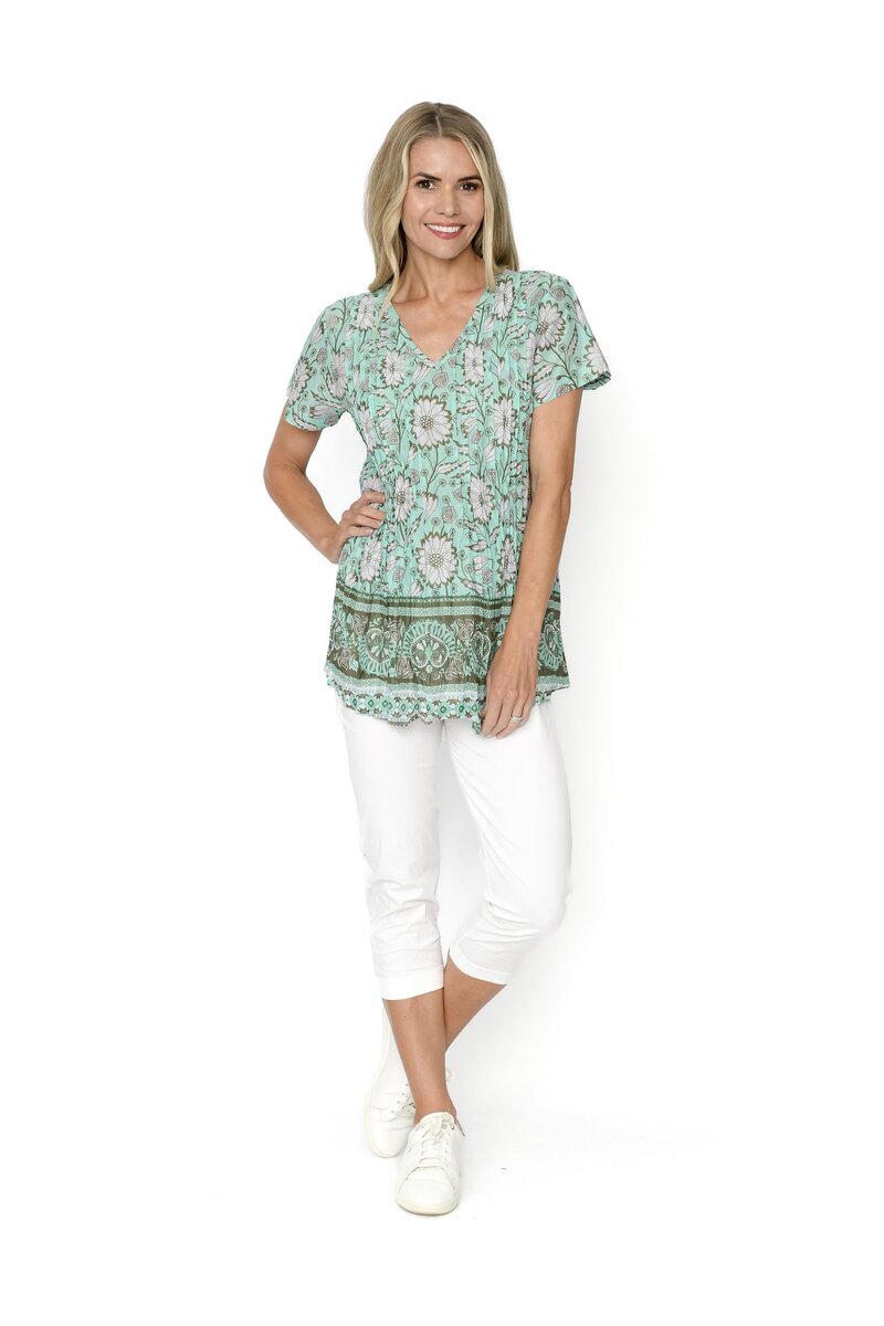 Kayla Blus 6 Dam Flower | Smilebutiken - One Summer