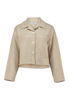 Kiaraa Short Jacket Women Beige | Smilebutiken - Zabaione
