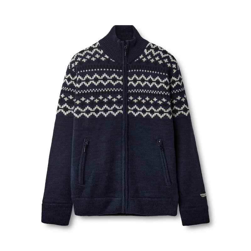 Calgary Windproof Knitted Jumper Men Total Eclipse Copenhagen
