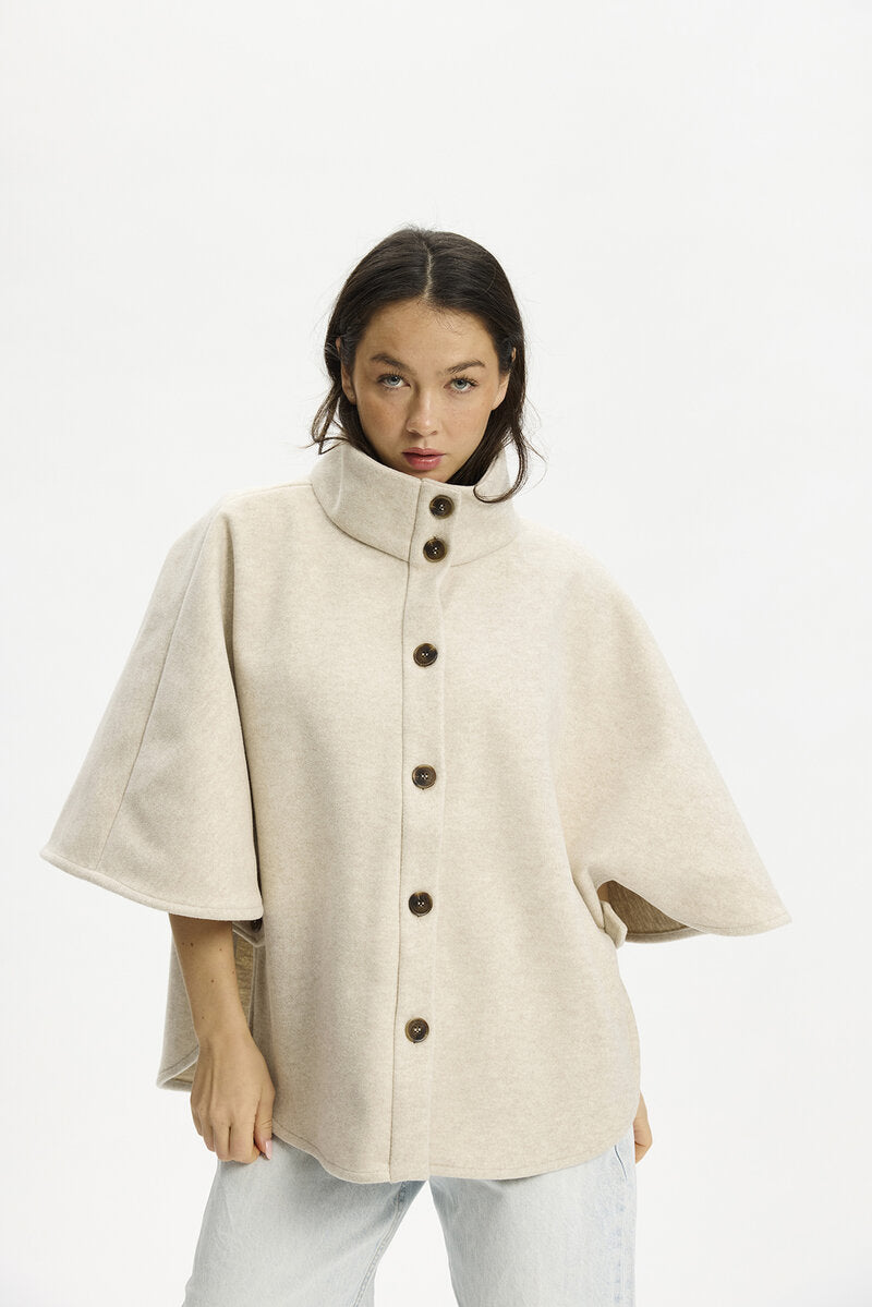 Kopenhaken Isla Poncho Women Birch - Kopenhaken