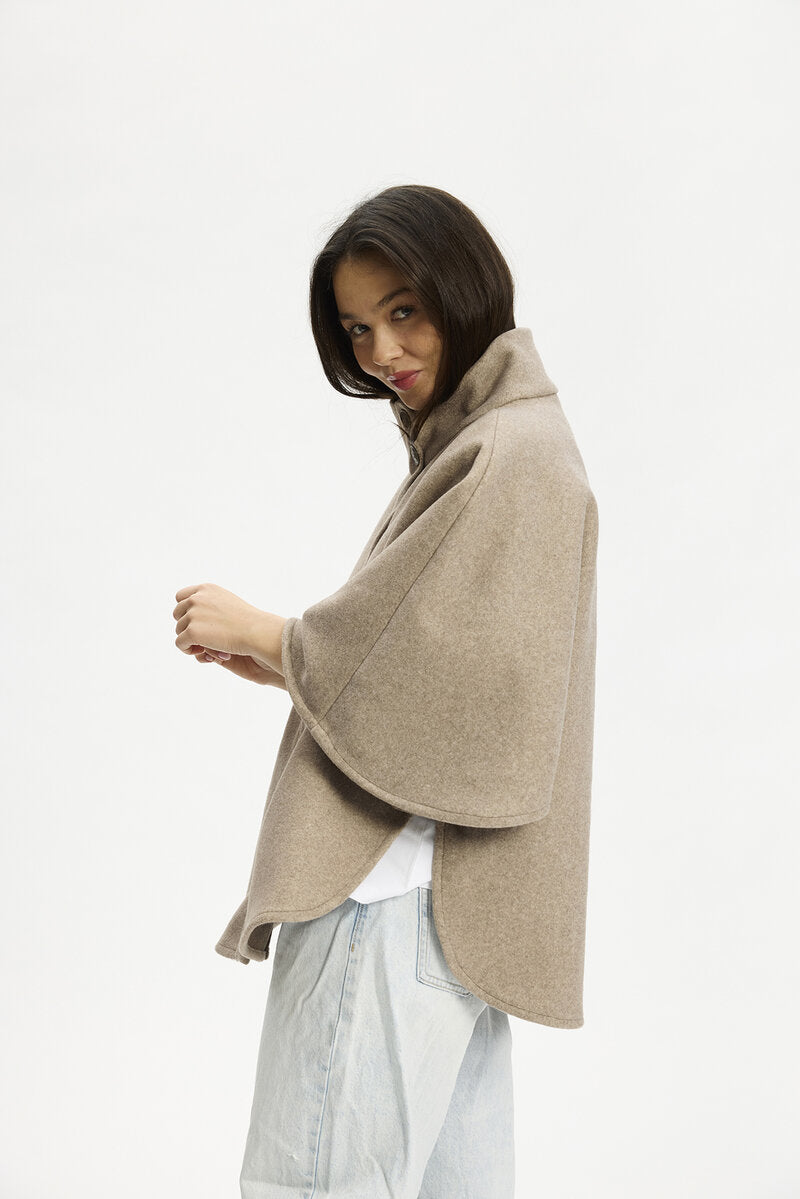 Kopenhaken Isla Poncho Ladies Earth Brown - Kopenhaken