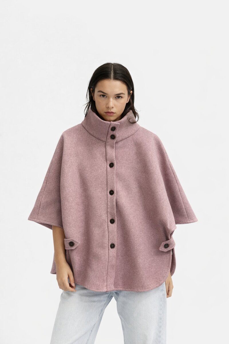 Isla Poncho Ladies Hushed Violet - Copenhagen