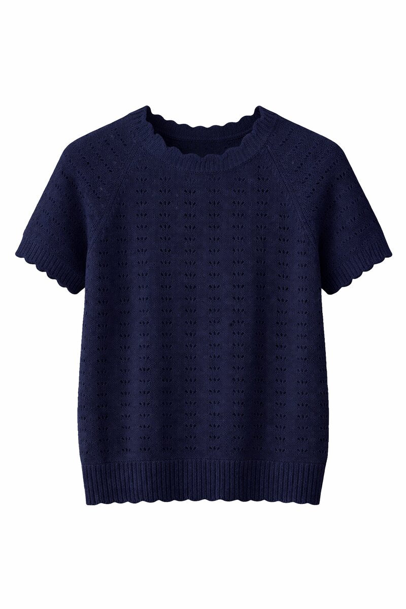 Joelle Short-sleeved Pullover Women Total Eclipse Copenhagen
