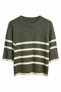 Wanda 3/4 Sleeve Top Women Mulled Basil Kopenhaken