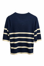 Wanda 3/4 Sleeve Top Women Total Eclipse Copenhagen