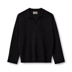 Wilma V-neck Sweater Women Extra Black Copenhagen