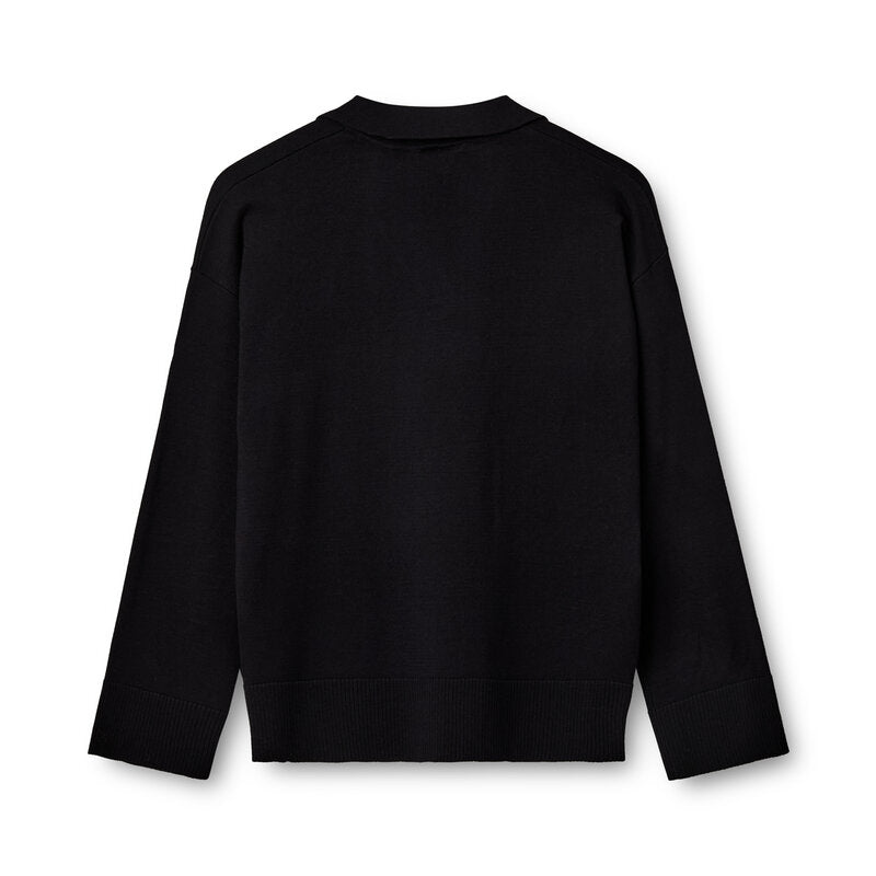 Wilma V-neck Sweater Women Extra Black Copenhagen