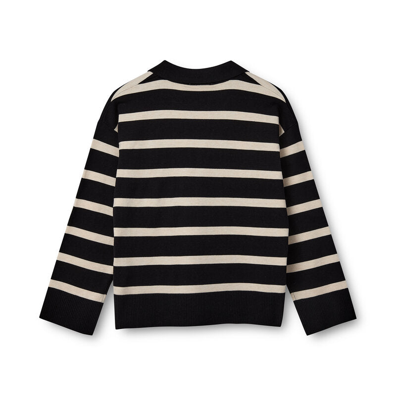 Wilma V-neck Sweater Women Meteorite Copenhagen