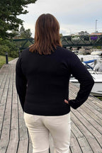 Wilma V-neck Sweater Women Extra Black Copenhagen