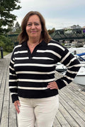 Wilma V-neck Sweater Women Meteorite Copenhagen