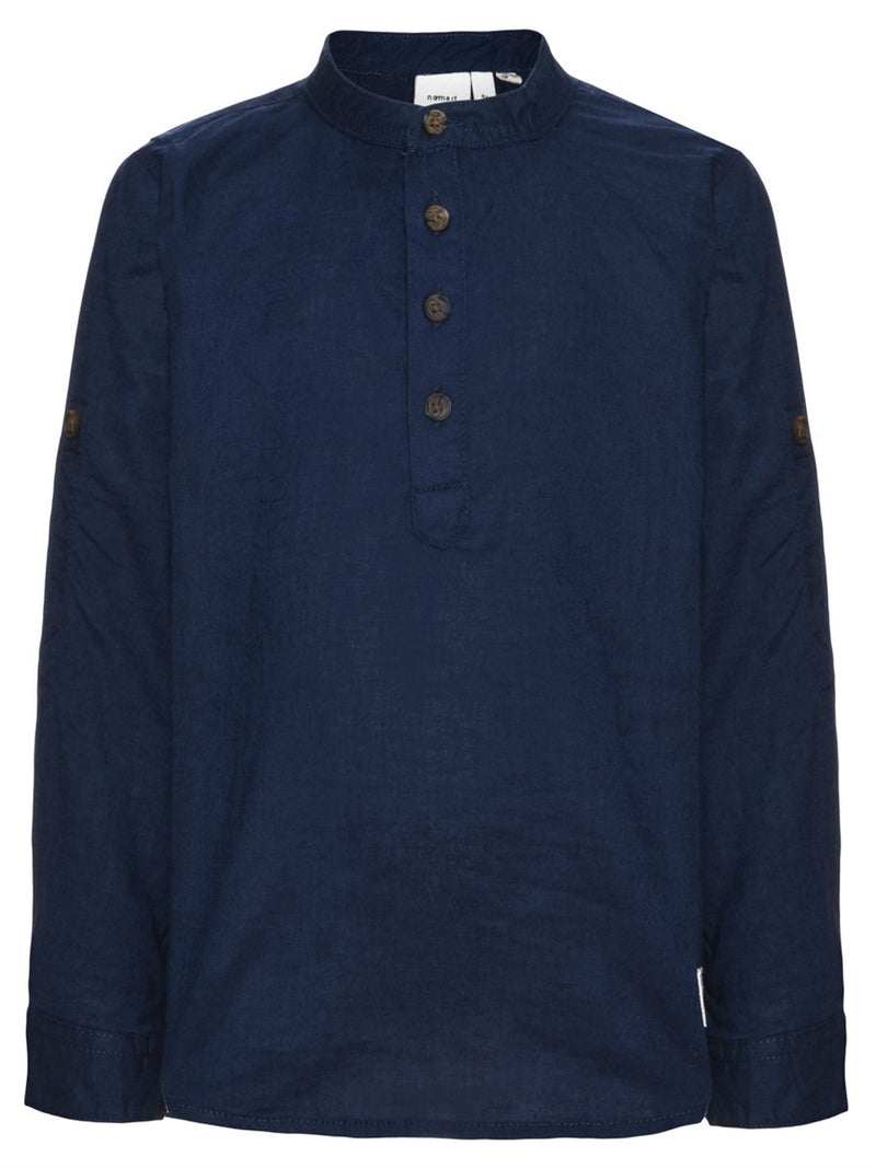 Krib Ls Skirt Mini Dress Blues Name it