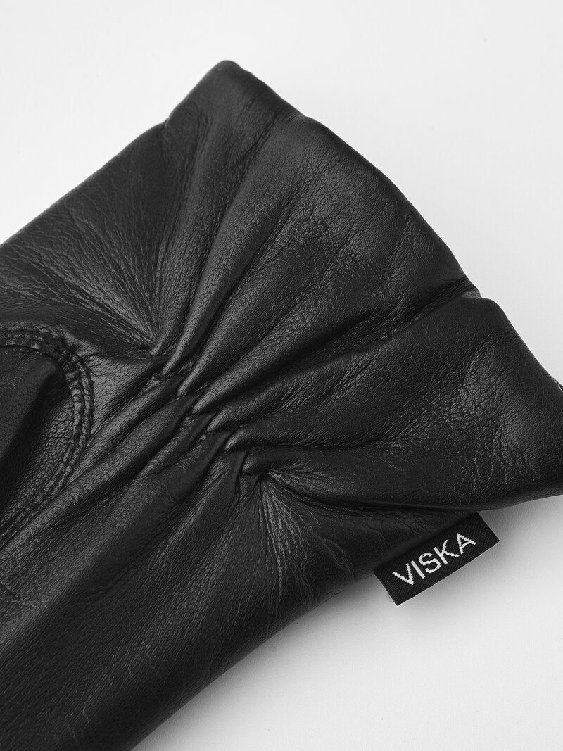 Kvist Leather Glove Black Viska Hestra
