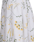 Laluna Kjol Dam Brilliant White W Golden Haze | Smilebutiken - Freequent