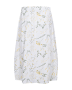 Laluna Kjol Dam Brilliant White W Golden Haze | Smilebutiken - Freequent