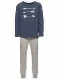 Långärmad Pyjamas Grå Barn & Junior - Name It