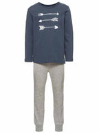 Långärmad Pyjamas Grå Barn & Junior - Name It