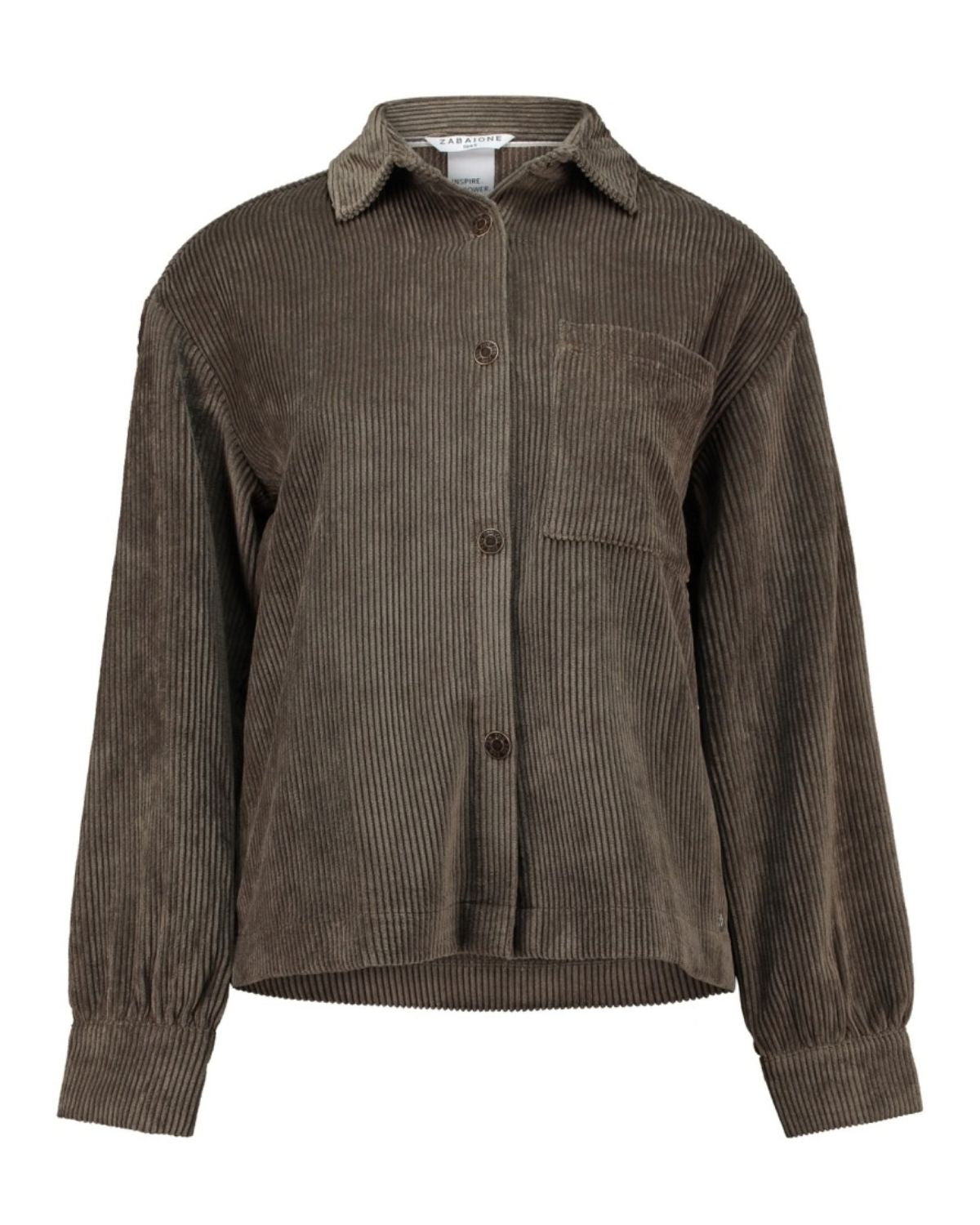 Lani Manchesterskjorta Dam Grön Light Khaki | Smilebutiken - Zabaione
