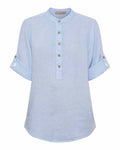 Larisa Linen Shirt Women Cielo Marta du Chateau | Smilebutiken - Marta du Chateau