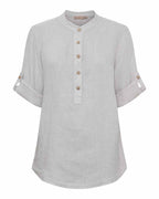 Larisa Linen Shirt Women Sabbia Marta du Chateau | Smilebutiken - Marta du Chateau