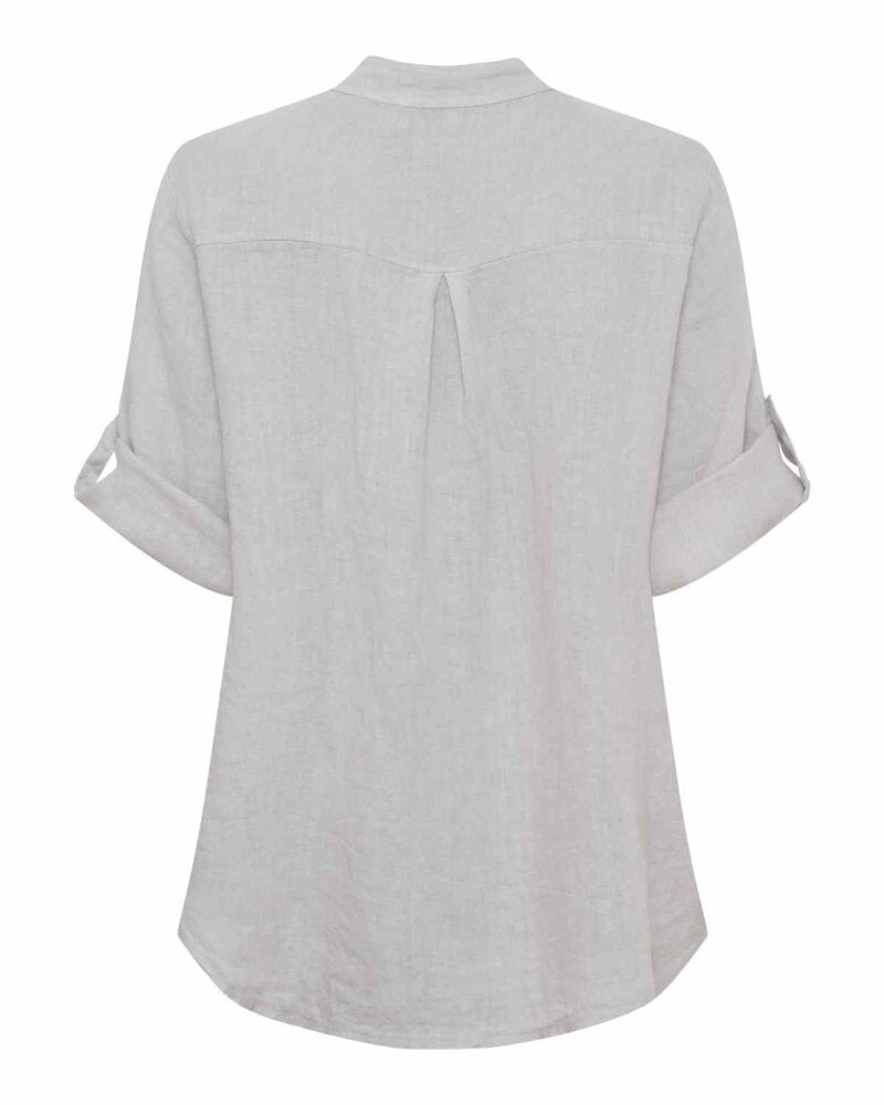 Larisa Linen Shirt Women Sabbia Marta du Chateau | Smilebutiken - Marta du Chateau