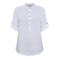 Larisa Linen Shirt Women White Marta du Chateau | Smilebutiken - Marta du Chateau