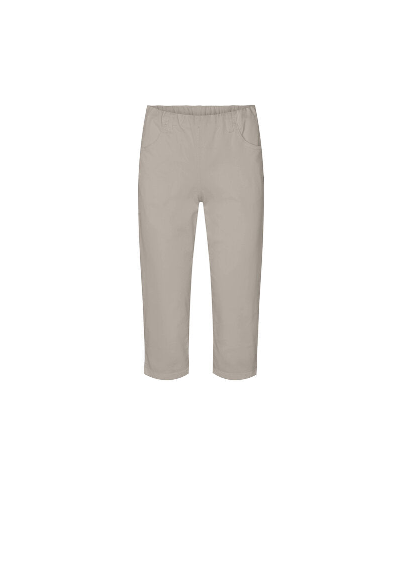 Kelly Regular SL Capri Trousers Women Grey Sand LauRie