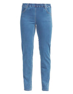 Kelly SL Rak Jeans Dam Mellanblå LauRie