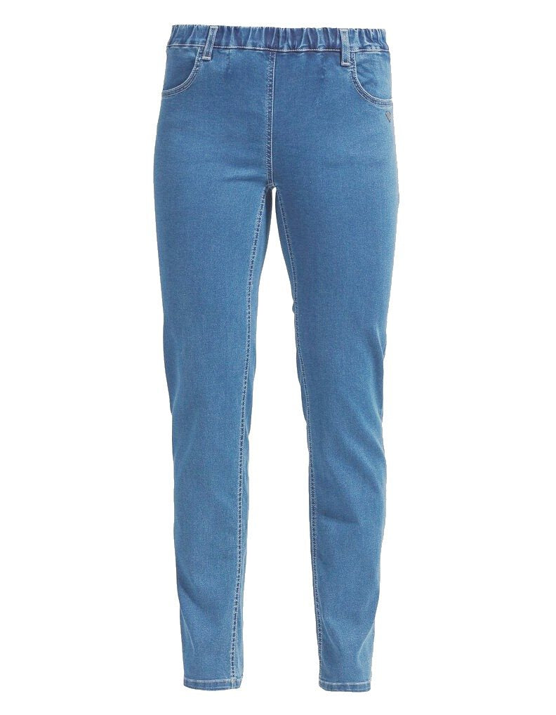 Kelly SL Rak Jeans Dam Mellanblå LauRie