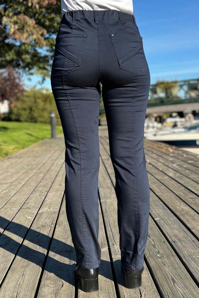 Rouge Slender SL Trousers Women Navy LauRie