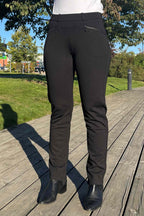 Rylie Regular SL Trousers Women Black Brushed LauRie