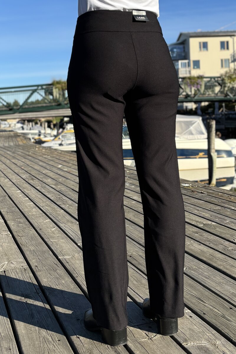 Thea Straight SL Byxa Dam Black  LauRie