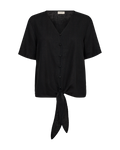 Lava Blus Med Knyt Dam Black | Smilebutiken - Freequent