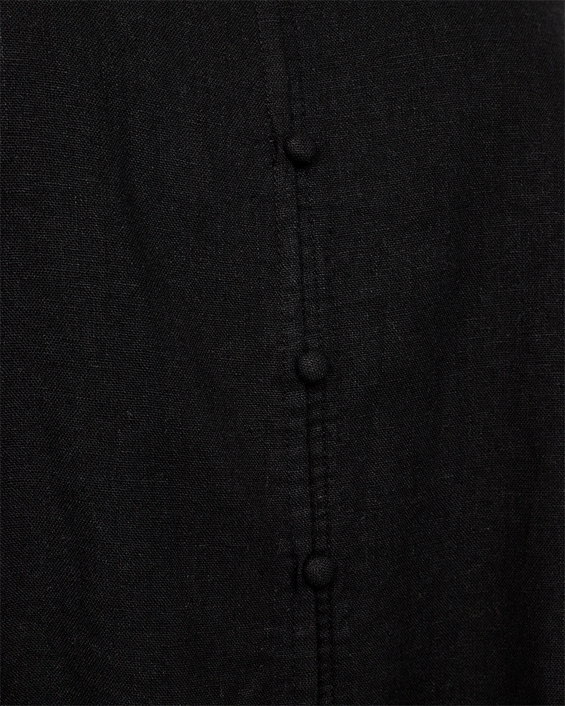 Lava Tie Blouse Women Black | Smilebutiken - Freequent