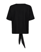 Lava Blus Med Knyt Dam Black | Smilebutiken - Freequent