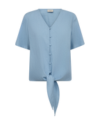 Lava Tie Blouse Women Blue Bell | Smilebutiken - Freequent
