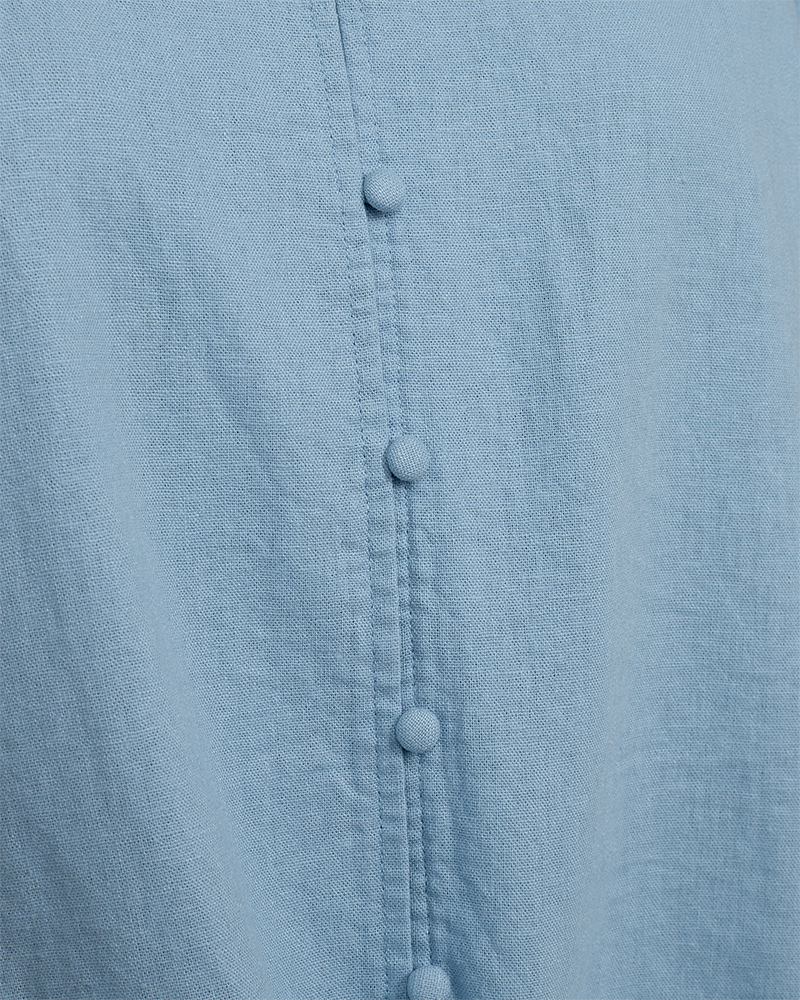Lava Tie Blouse Women Blue Bell | Smilebutiken - Freequent