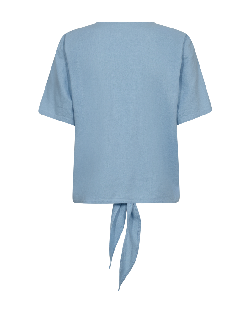 Lava Tie Blouse Women Blue Bell | Smilebutiken - Freequent