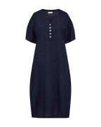 Lava Midi Dress Women Navy Blazer | Smilebutiken - Freequent