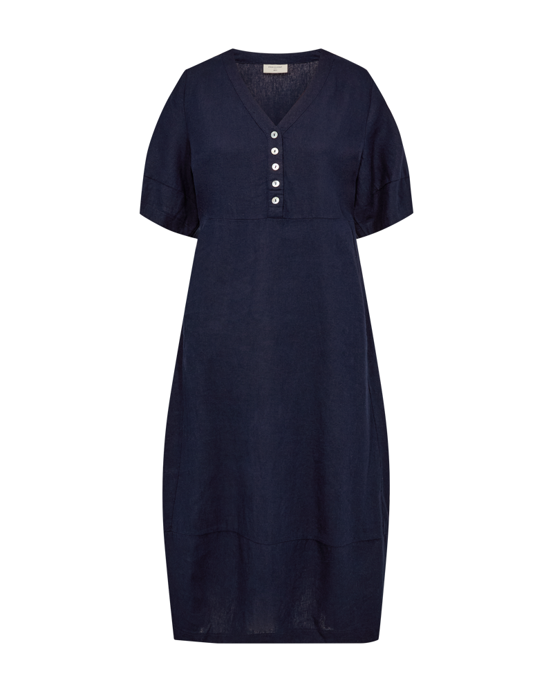 Lava Midi Dress Women Navy Blazer | Smilebutiken - Freequent