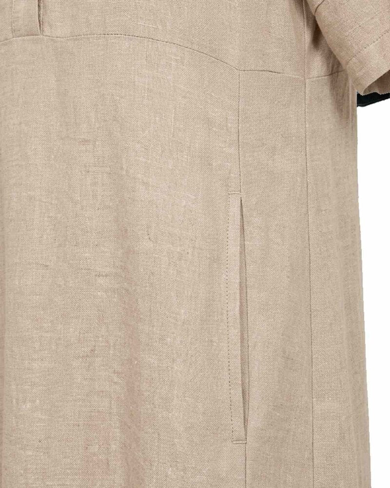Lava Midi Dress Women Sand Melange | Smilebutiken - Freequent