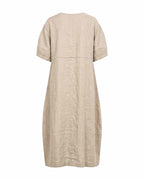 Lava Midi Dress Women Sand Melange | Smilebutiken - Freequent