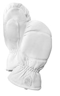 Leather Box Mitten White Leather Mittens Hestra